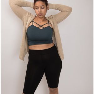 Crisscross crop top